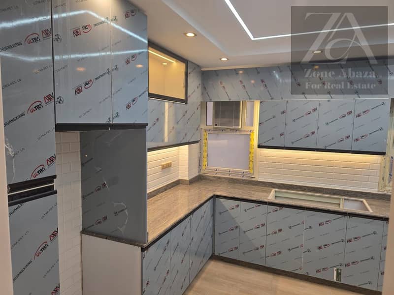 Ultra-super-lux apartment for rent, first occupancy, Stone Residence Compound, Katameya, Cairo. 4 rooms with kitchen, air conditioning, and appliances - Ansicht 3