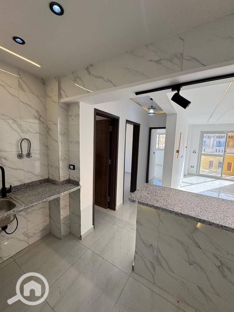 A unique seaside apartment for sale with a special design, delivered by the company with frames, doors, and plastering at a very competitive and special price. - Więcej