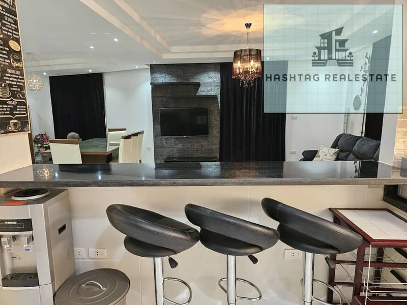 For rent: a hotel apartment in the 8th district of Sheikh Zayed, 3 bedrooms, second floor with an elevator, near the Dahget Mall and Espana Plaza. - Widok 3