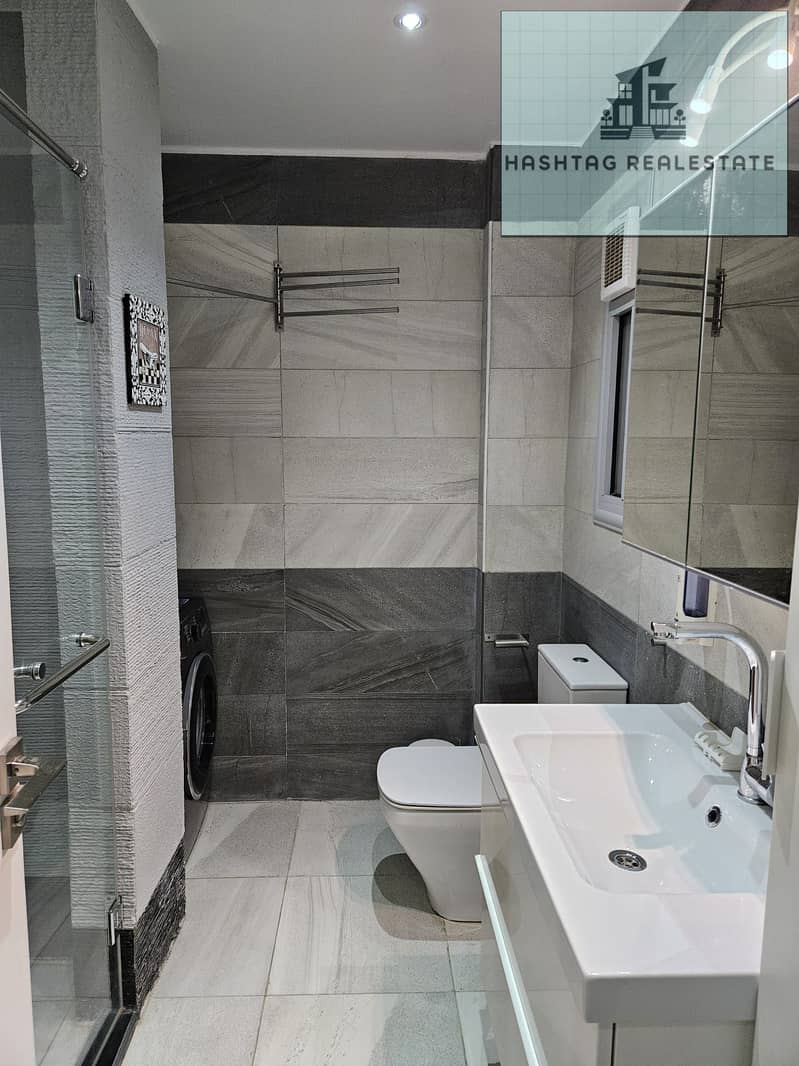 For rent: a hotel apartment in the 8th district of Sheikh Zayed, 3 bedrooms, second floor with an elevator, near the Dahget Mall and Espana Plaza. - Widok 6