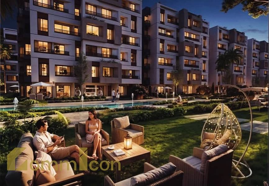 Two-bedroom apartment at a special price with an area of 108 square meters, American University, New Cairo – další