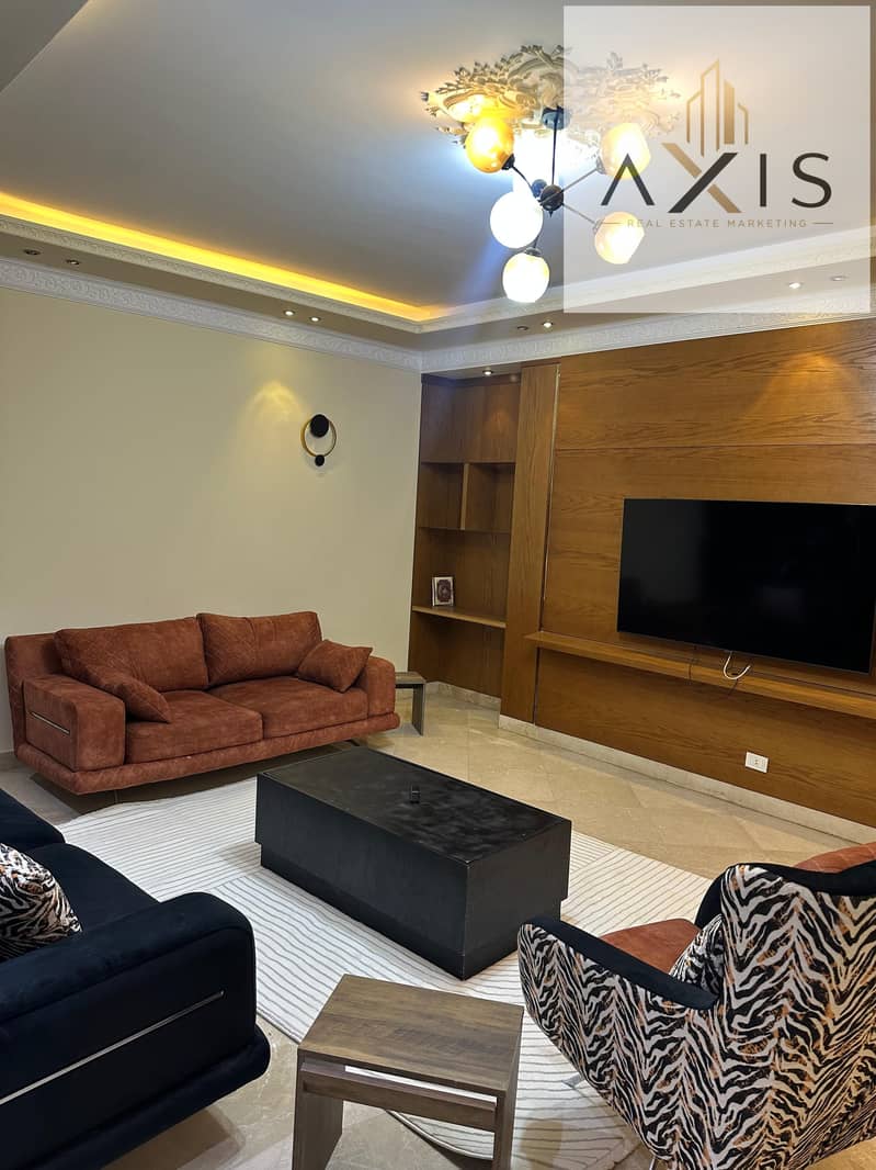 Luxury Furnished Apartment for rent at an amazing price, 215 square meters, in Beverly Hills The Courtyards compound el sheikh zayed – pohled 5