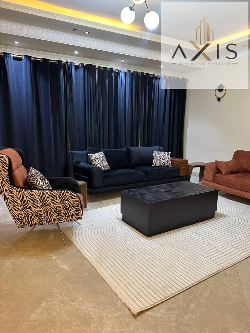 Luxury Furnished Apartment for rent at an amazing price, 215 square meters, in Beverly Hills The Courtyards compound el sheikh zayed – pohled 6