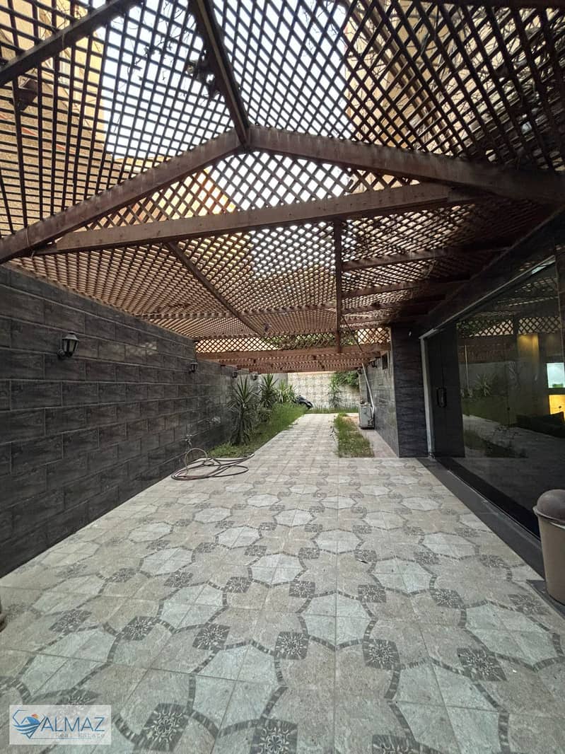 Unfurnished duplex, 400 sq m, for rent with kitchen and air conditioning in the First Villas District, Fifth Settlement. Located directly on South 90t - Widok 4
