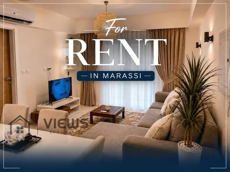 Chalet with garden for rent very prime location pool view furnished Marassi Marina - Widok 4
