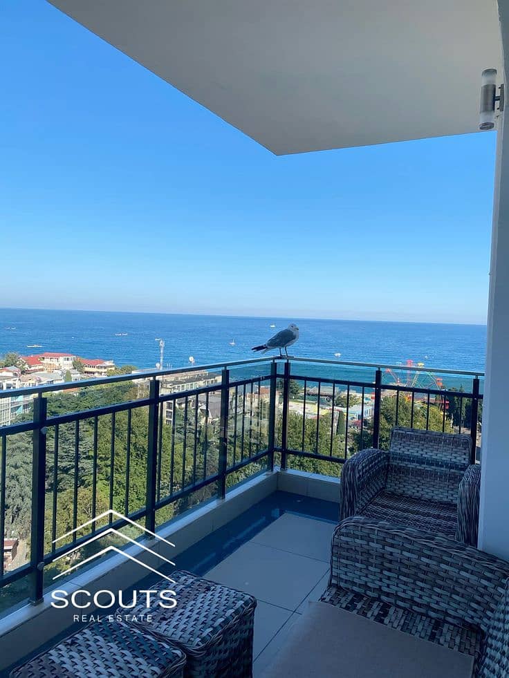Immediate sale of chalet + garden large area panoramic sea view year-round investment return prime location in heart of Ain Sokhna near Boho & telal - Ansicht 2
