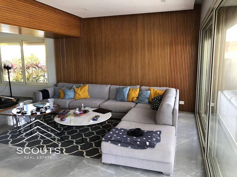Chalet for sale in Garden, ultra-super-lux finished with air conditioning, on the sea, with a cash discount in Hacienda Palm Hills - Widok 4
