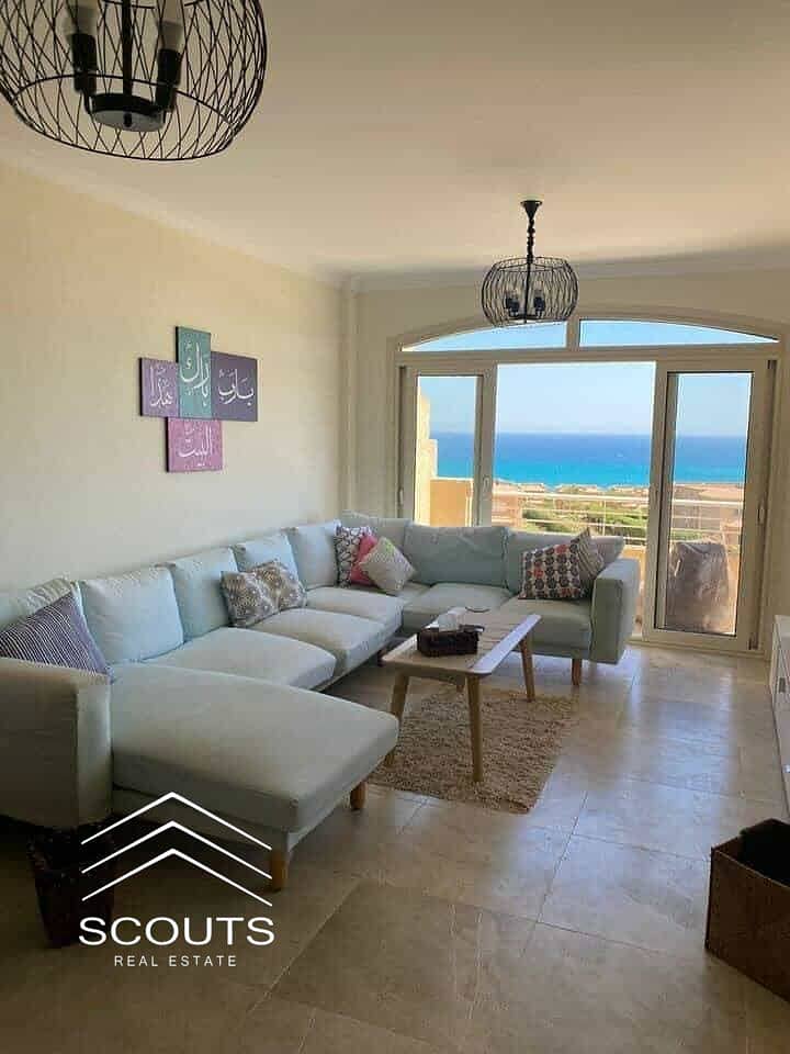 Get a 150m² chalet for sale at the old price, with a garden on the sea, finished, in La Vista Bay East North Coast, near El Alamein Airport. - Widok 3