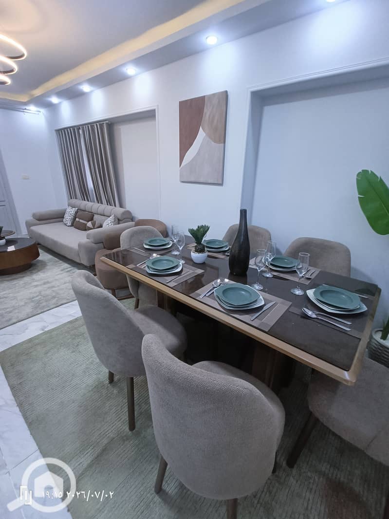 Apartment for sale with furniture and modern appliances in Al-Ajami, Alexandria, on Al-Nakhil Beach, in the heart of services and markets, next to a registered opening with full facilities. - Altro