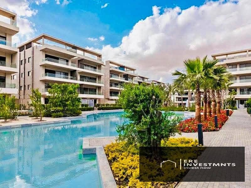 Apartment with private garden, 130 sq m (fully furnished), resale in Lake View Residence – New Cairo, at the lowest price in the market for a quick sa - Więcej