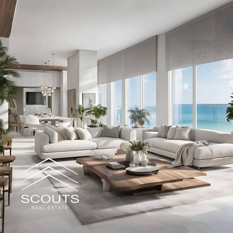 Investment opportunity Chalet for sale Ready to move 140 M in Mazarine, El Alamein City, next to Porto, fully finished, with a distinctive view - Widok 2