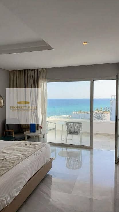 Chalet in Mazarine, Alamein City ready for delivery with complete finishing at a very large discount with a direct sea view. – pohled 5