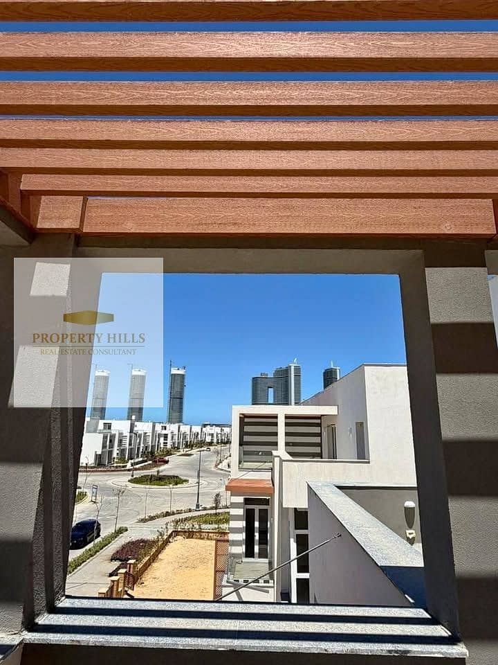 Chalet in Mazarine, Alamein City ready for delivery with complete finishing at a very large discount with a direct sea view. – další