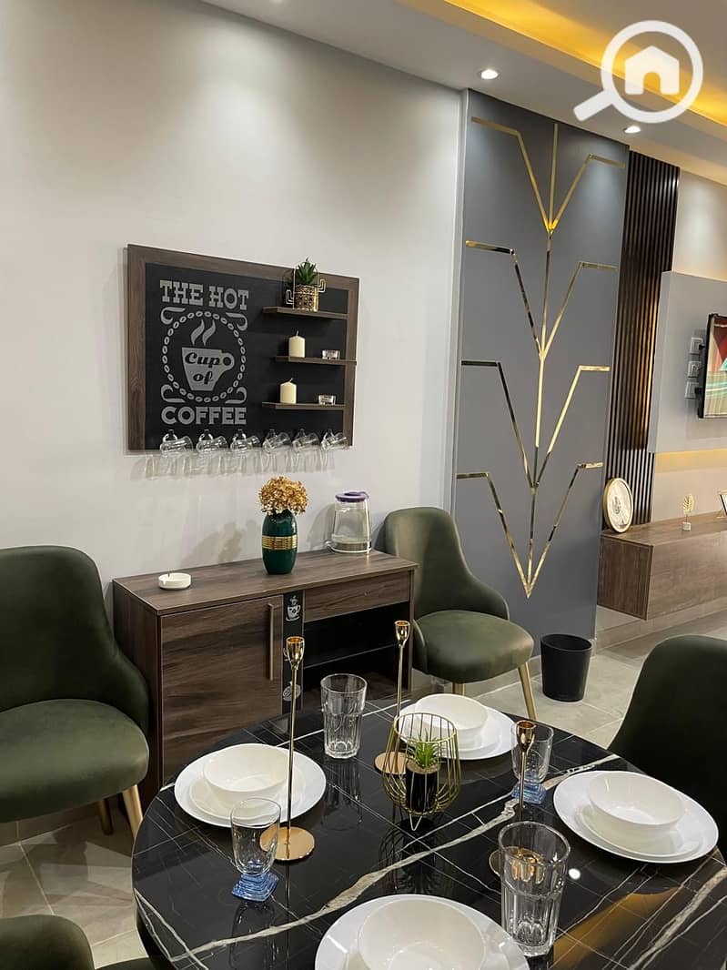 Furnished apartment with high-end, modern, and upscale hotel-style furniture. Apartment: 74 sq m - Garden: 45 sq m. Two bedrooms, - Ansicht 4