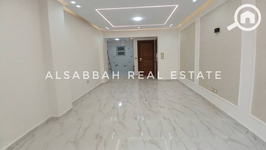 The lowest price for a finished 143 sqm ground-floor apartment with a garden in Al Khamael Compound in Sheikh Zayed. - Widok 4