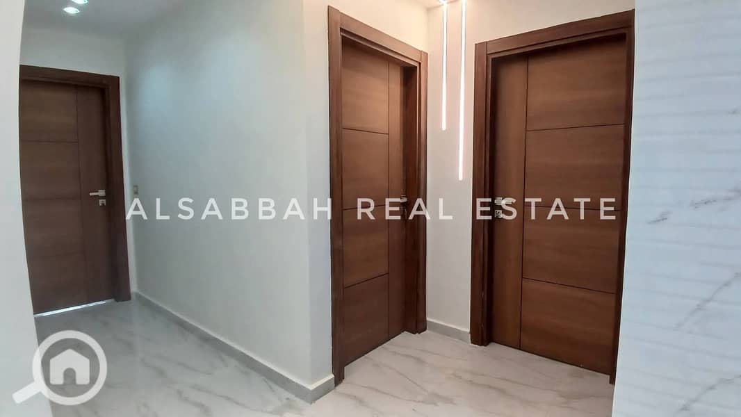 The lowest price for a finished 143 sqm ground-floor apartment with a garden in Al Khamael Compound in Sheikh Zayed. - Widok 6