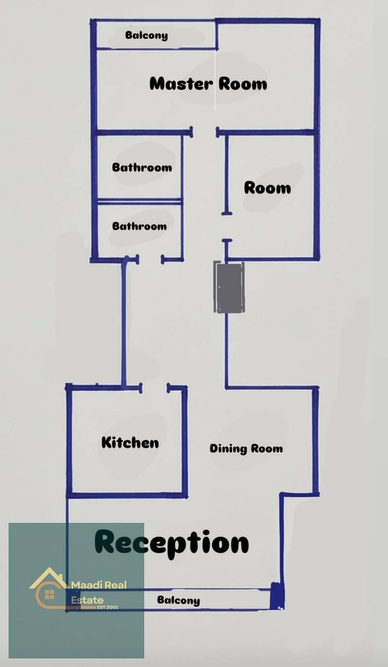 Apartment for sale in Degla Maadi, very prime location next to the American School. - Ansicht 2