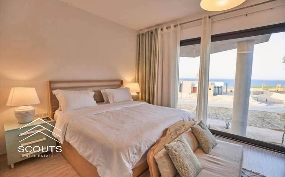 Chalet for sale, immediate occupancy, stunning sea view, ultra-super-lux finished, in the most prestigious village in Ain Sokhna, next to Porto Sokhna - Ansicht 6