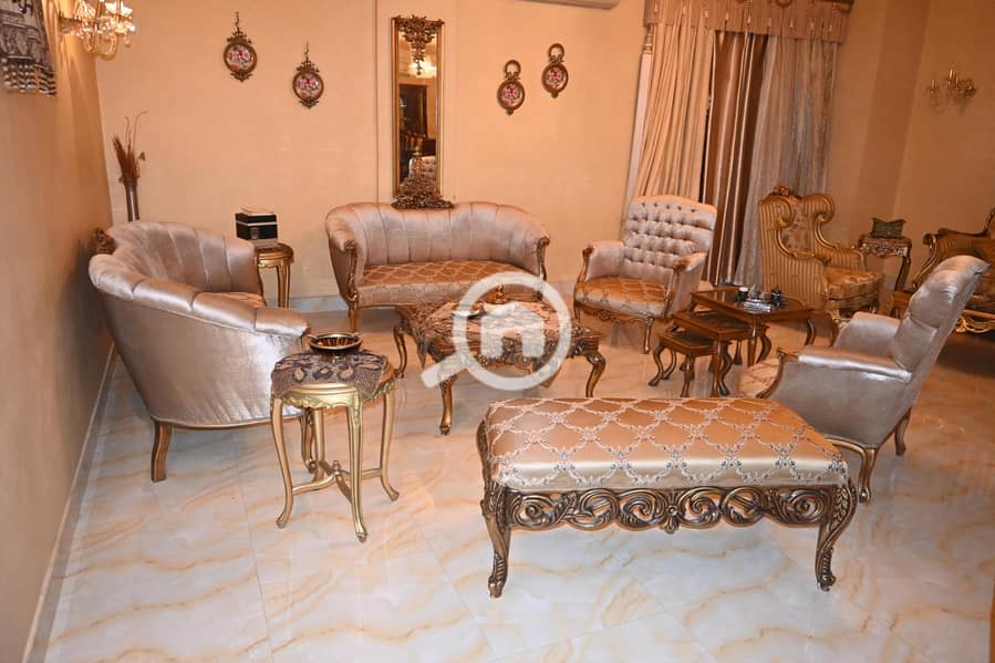Furnished Apartment for Rent 3rd District Elevated Ground near Fatima Sharbatly Mosque New Cairo Hospital & Jamal Abdel Nasser Axis New Cairo - Widok 2