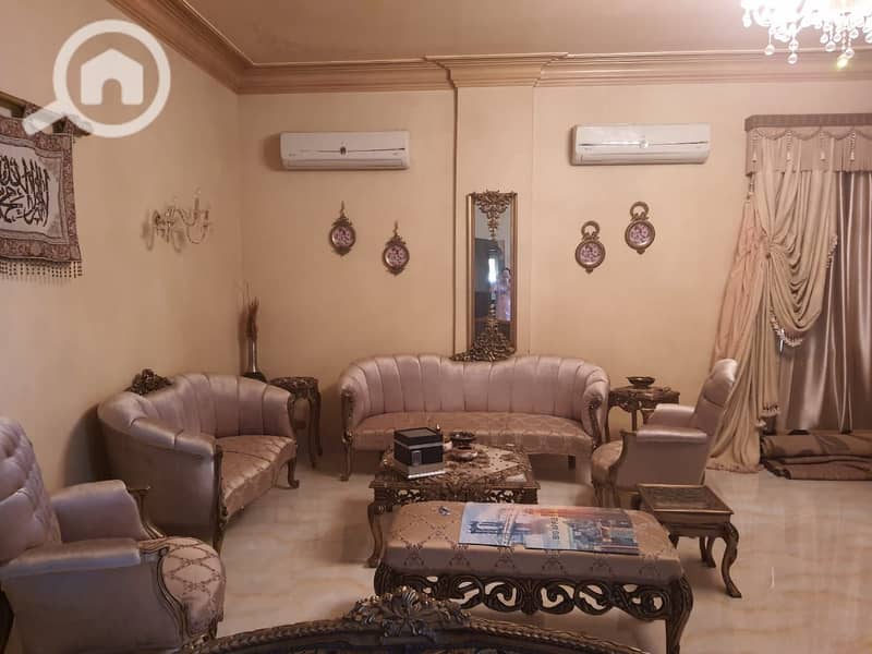 Furnished Apartment for Rent 3rd District Elevated Ground near Fatima Sharbatly Mosque New Cairo Hospital & Jamal Abdel Nasser Axis New Cairo - Widok 4