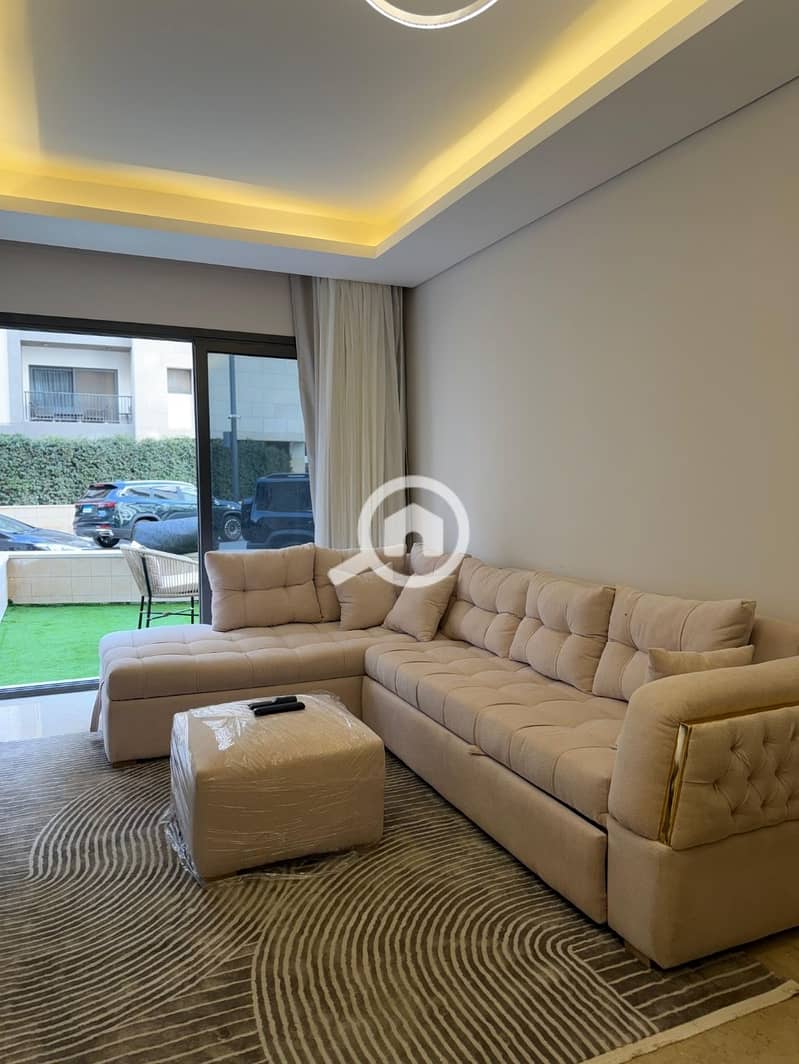 Annual Rent Luxury Ground Floor Studio in ZED West Sheikh Zayed Modern Open-Plan Layout, Garden View Balcony, 2 Bathrooms, Prime Location Ready to - View 3