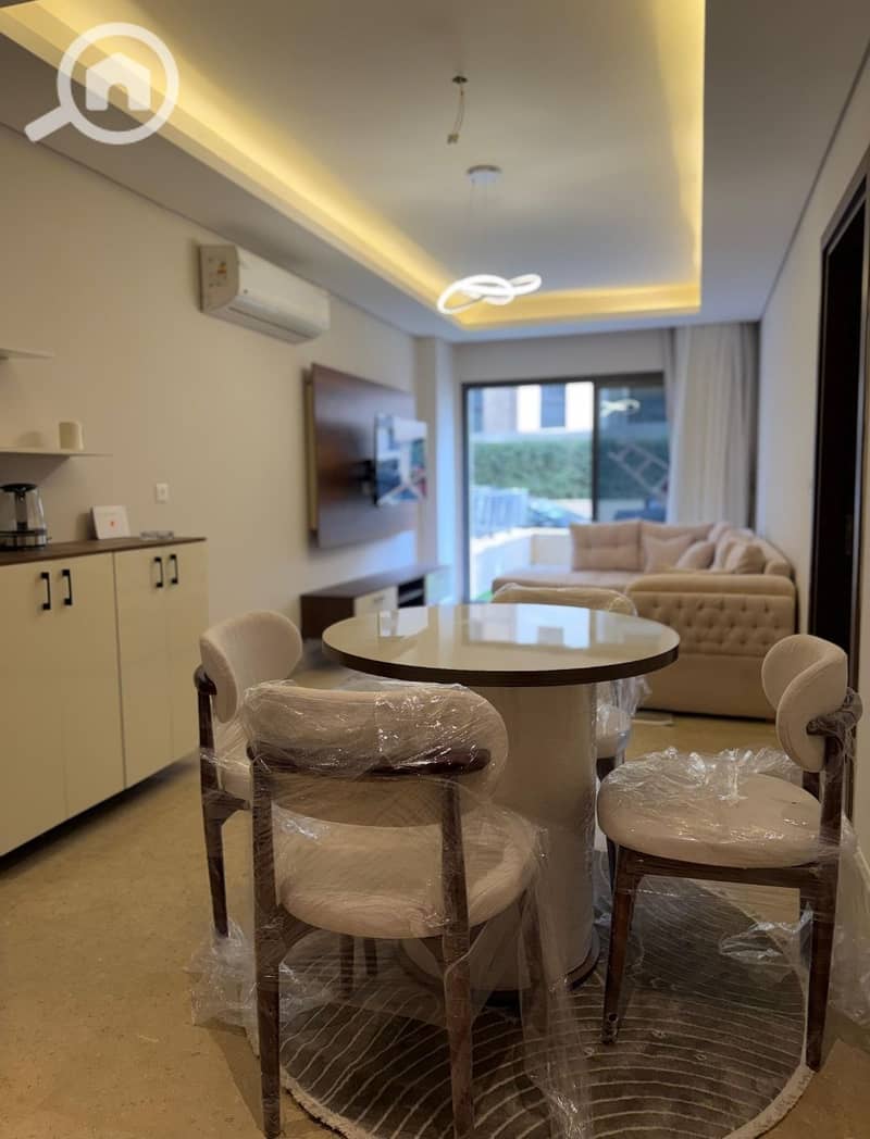 Annual Rent Luxury Ground Floor Studio in ZED West Sheikh Zayed Modern Open-Plan Layout, Garden View Balcony, 2 Bathrooms, Prime Location Ready to - View 5