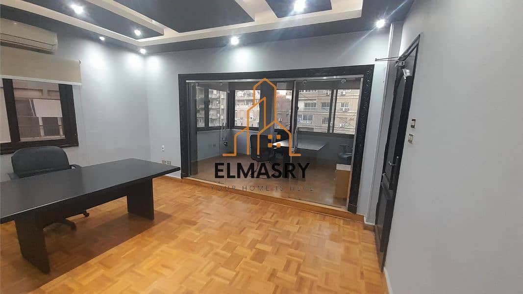 Luxurious furnished office for companies and major clinics, 200m near Lebanon Square, Mohandessin, 80,000 monthly. - Widok 5