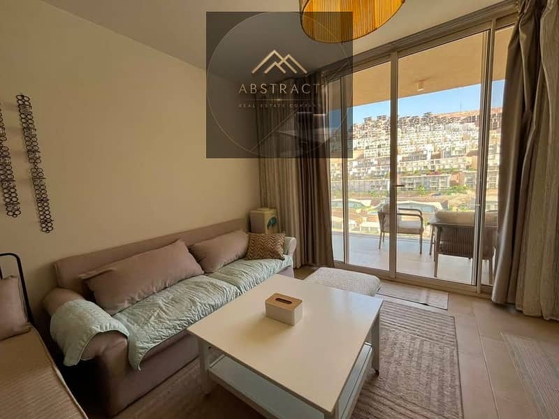 Apartment for sale 3 bedrooms 230 sqm fully finished with ACs IL Monte Galala Ain Sokhna prime location on Galala Mountain with sea view – pohled 2