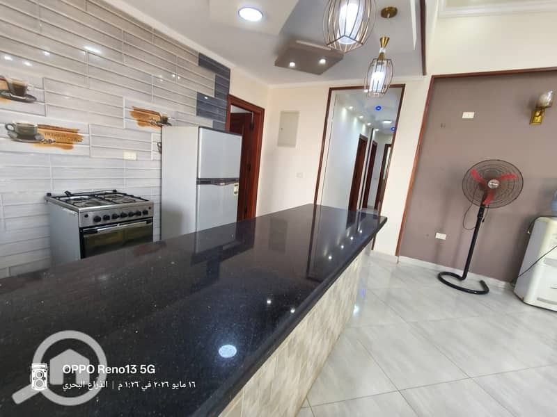 The best villa with a private pool, first row, indirect sea, in Ramses Village, North Coast, kilometer 45 - Widok 5