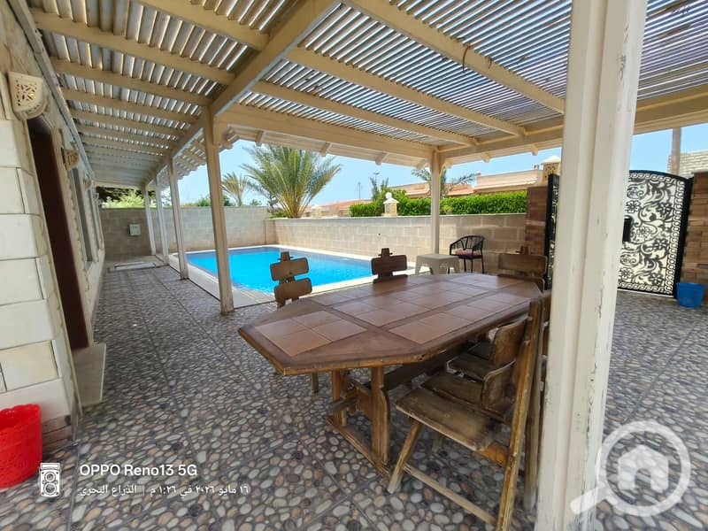 The best villa with a private pool, first row, indirect sea, in Ramses Village, North Coast, kilometer 45 - Widok 6