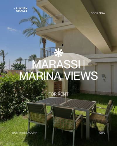 2 Bedroom Chalet for Rent in North Coast, Matruh - مراسي مارينا فيوز