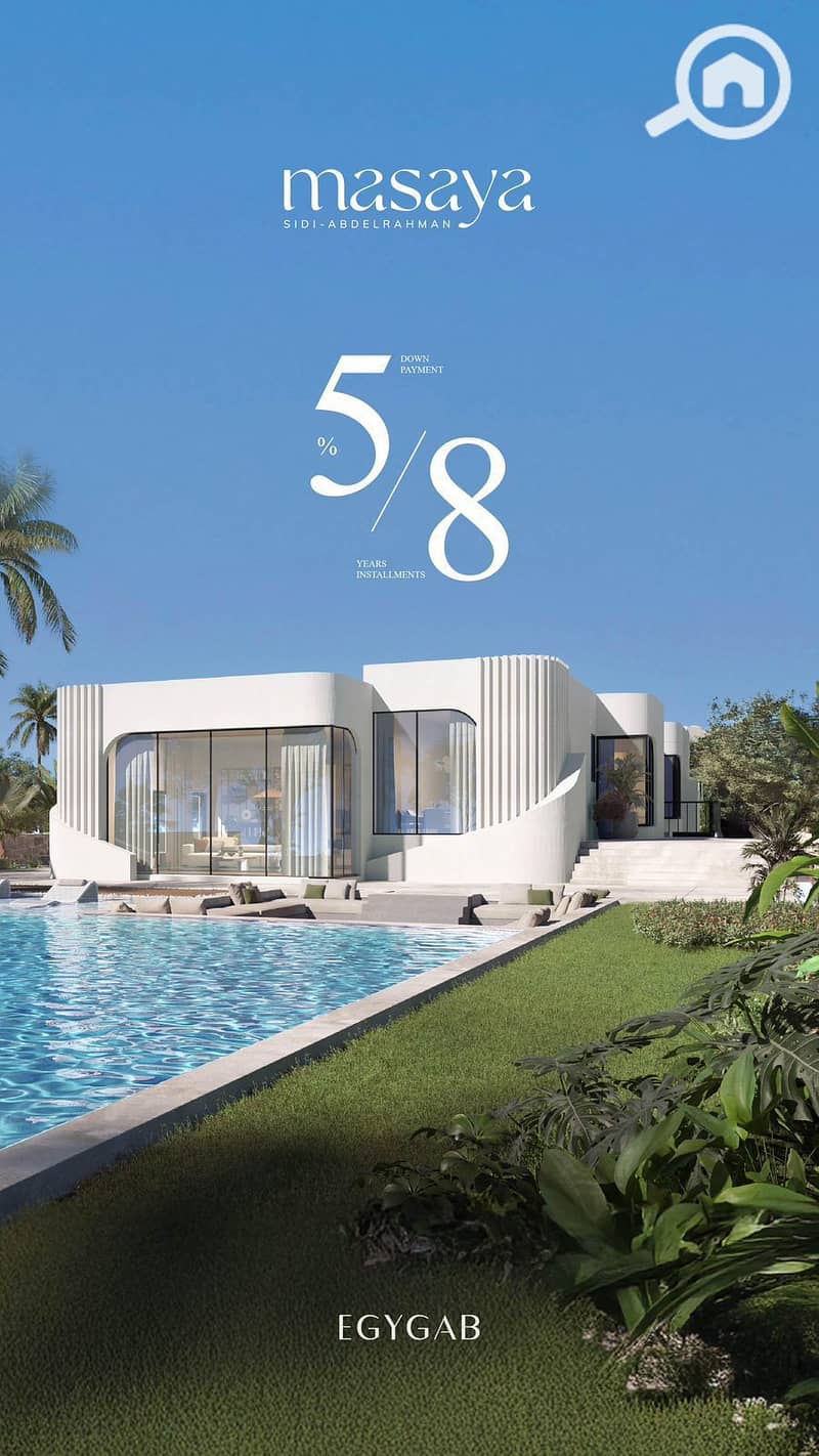 Own a chalet in Masaya Sidi Abdel Rahman. Luxury and a unique view in the heart of the North Coast. - Widok 4