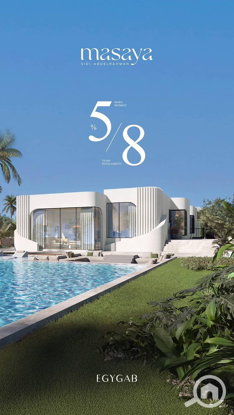 Own a chalet in Masaya Sidi Abdel Rahman. Luxury and a unique view in the heart of the North Coast. - Więcej