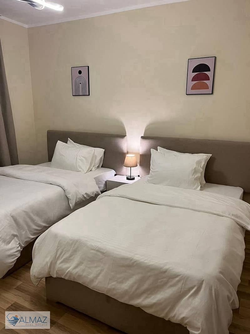 Furnished 155 sqm apartment for rent in Avenue 90 Compound, Fifth Settlement, directly opposite the American University in Cairo (AUC) and Future Univ - Ansicht 5