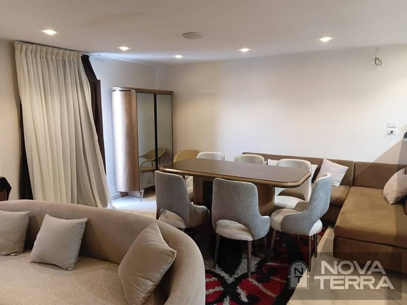 Furnished and Appliance-Free Ground Floor Apartment with Garden for Sale in Karma City Compound – Boulevard Axis – pohled 2
