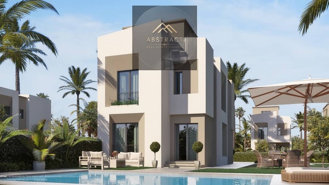 Fully finished villa for immediate occupancy in Taj City compound, with installments available, on the Suez Road, opposite the airport and Marriott Ho - Więcej