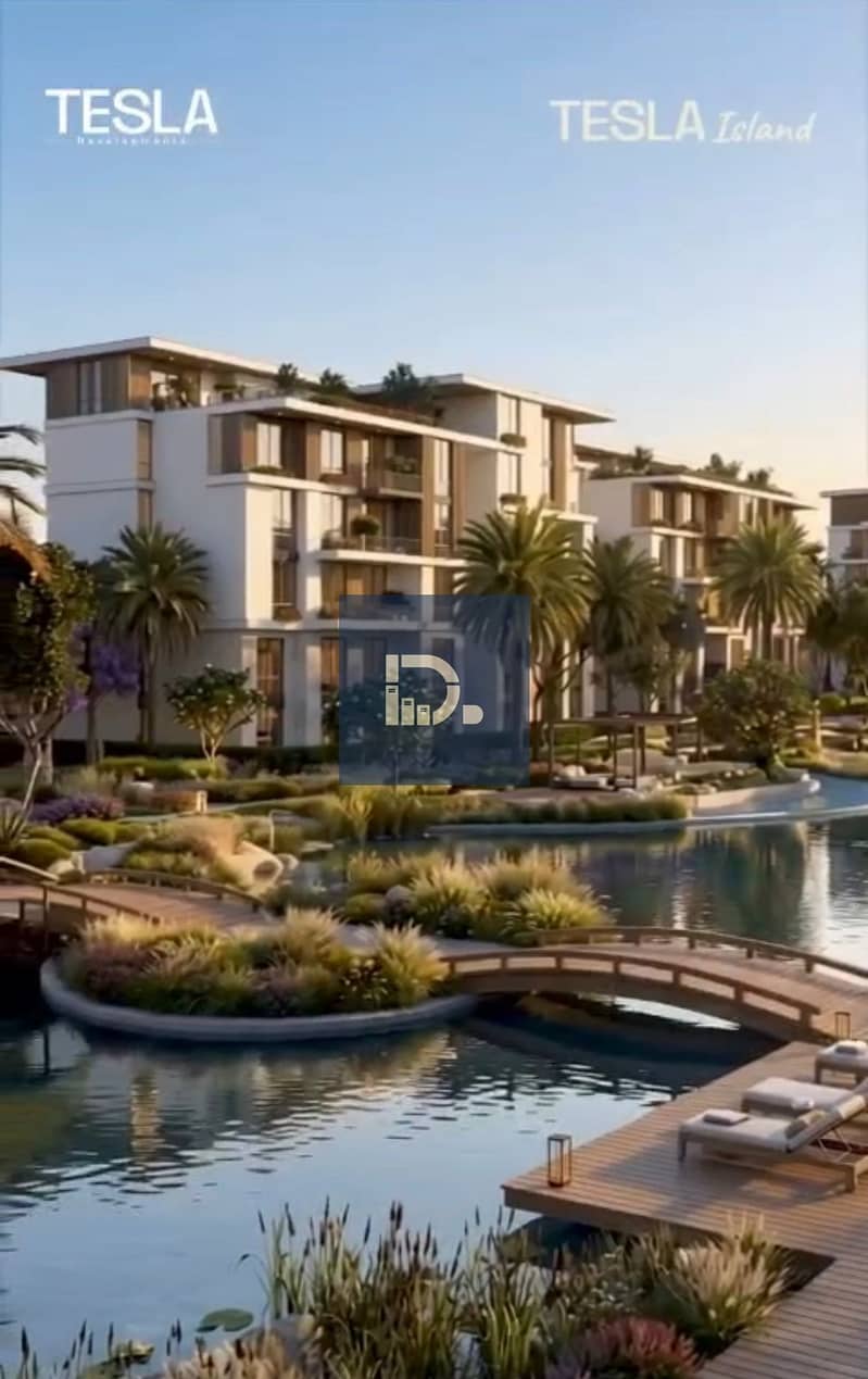 Apartment for sale, 103 sqm (two bedrooms) at TESLA Island right in front of MSA for 2,925,000 EGP cash instead of 3.9 million with a view of the island! - Ansicht 3