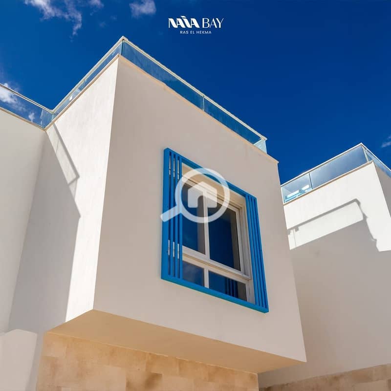 Fully finished townhouse for immediate delivery at Naya Bay (Km 212), in the heart of Ras El Hekma—a prime location near Al Alamein Airport. - Ansicht 5