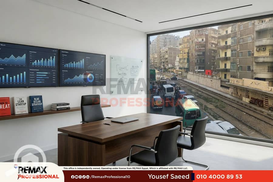 Licensed administrative office with open views overlooking the tram for sale in Fleming - Więcej