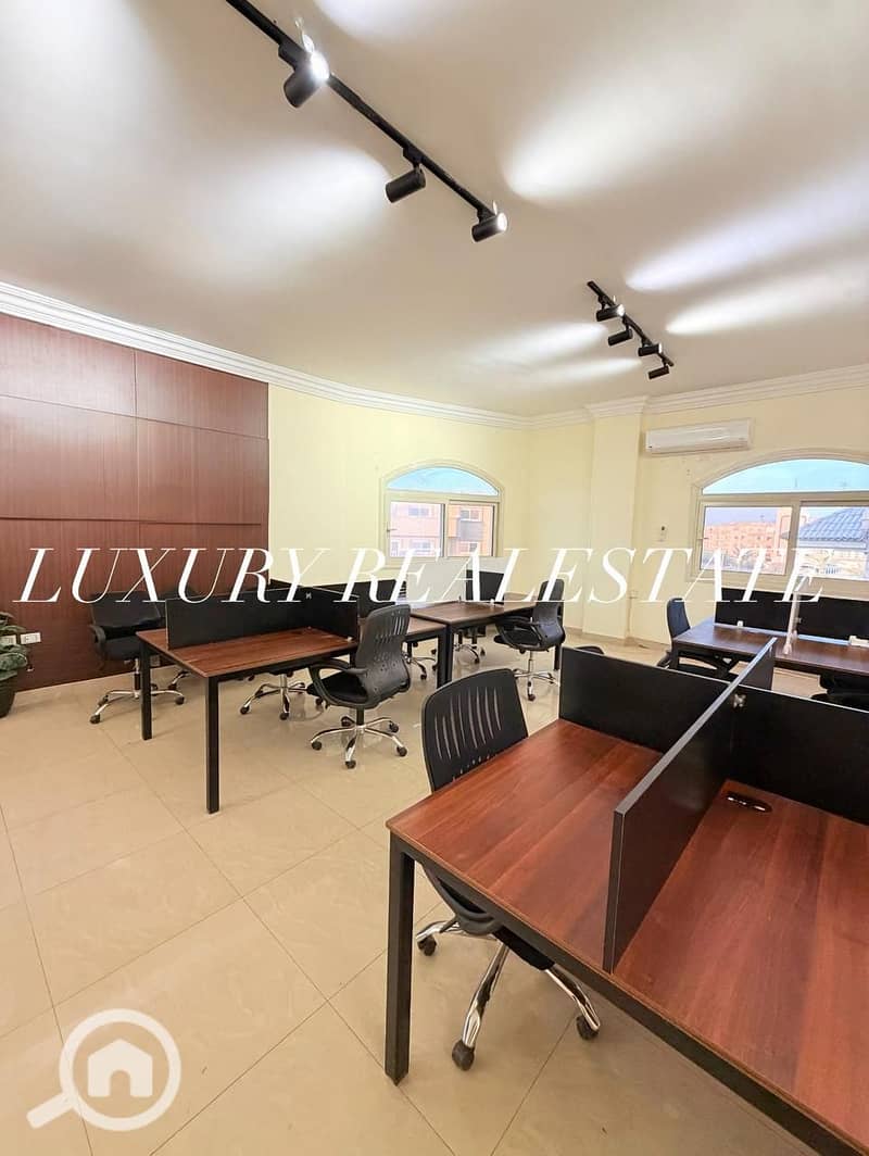 Office for rent 250 square meters furnished in Sheikh Zayed - Widok 3