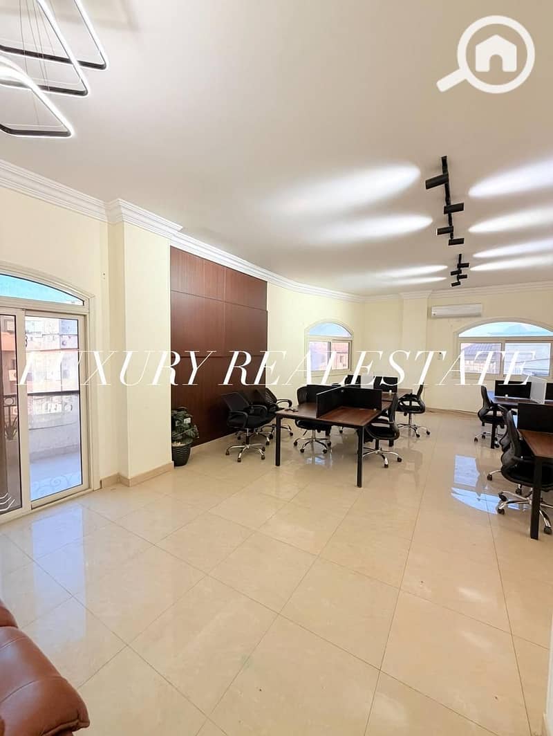 Office for rent 250 square meters furnished in Sheikh Zayed - Widok 6