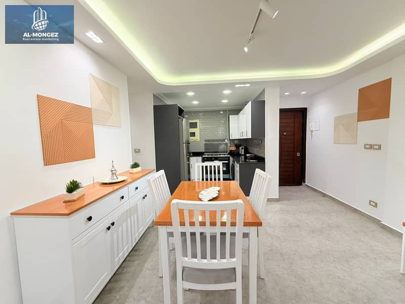 Furnished apartment for rent, hotel-style, 92 sqm, hotel finishes in Al Rehab, New Cairo settlement, New Cairo. - Ansicht 3