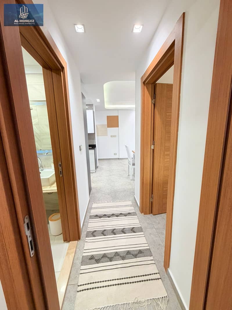 Furnished apartment for rent, hotel-style, 92 sqm, hotel finishes in Al Rehab, New Cairo settlement, New Cairo. - Ansicht 4