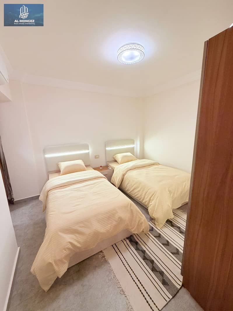 Furnished apartment for rent, hotel-style, 92 sqm, hotel finishes in Al Rehab, New Cairo settlement, New Cairo. - Ansicht 5