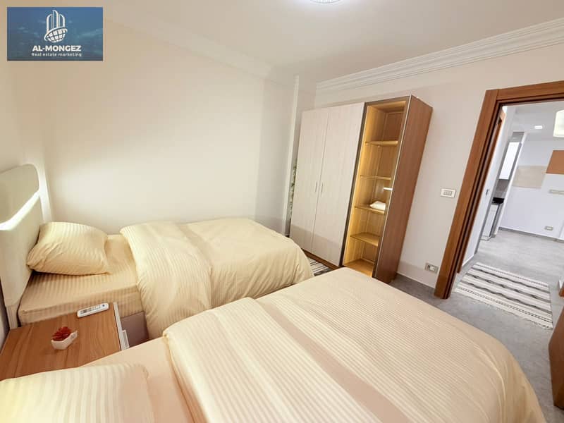 Furnished apartment for rent, hotel-style, 92 sqm, hotel finishes in Al Rehab, New Cairo settlement, New Cairo. - Ansicht 6