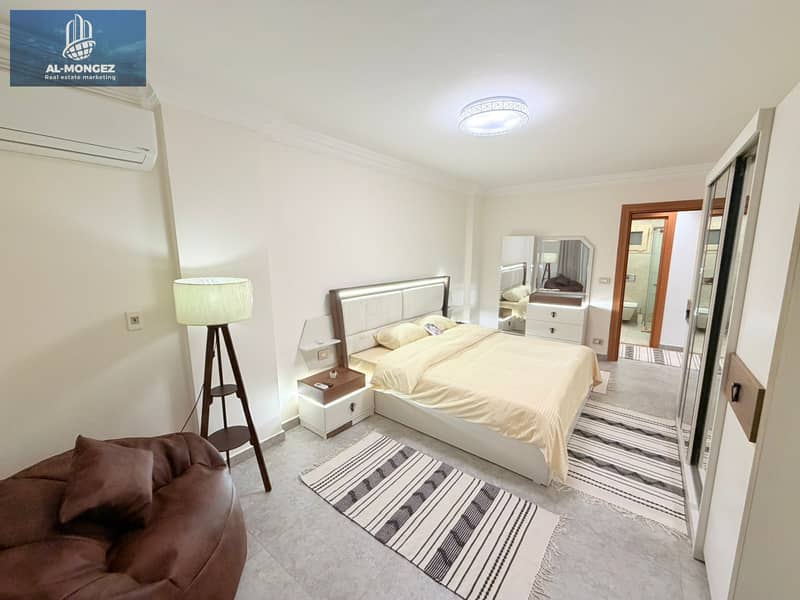 Furnished apartment for rent, hotel-style, 92 sqm, hotel finishes in Al Rehab, New Cairo settlement, New Cairo. - Mehr