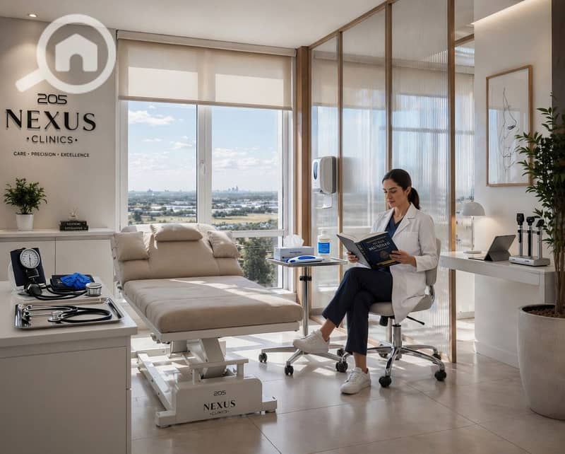 Finished medical clinic with acs for sale in 205 Arkan Palm, Sheikh Zayed - Widok 2