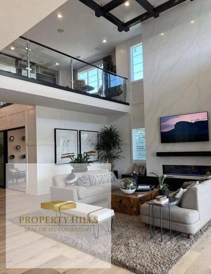 A great villa with a large 225 sq m garden, available with 12-year payment plans in a compound featuring one of the largest golf courses in Egypt, opposite Madinaty. - Ansicht 2