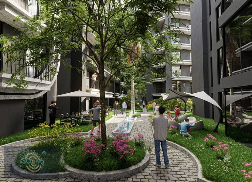 Immediate receipt of a commercial store, ground floor, 80 meters in the largest residential complex in Zahraa El Maadi - Ansicht 3