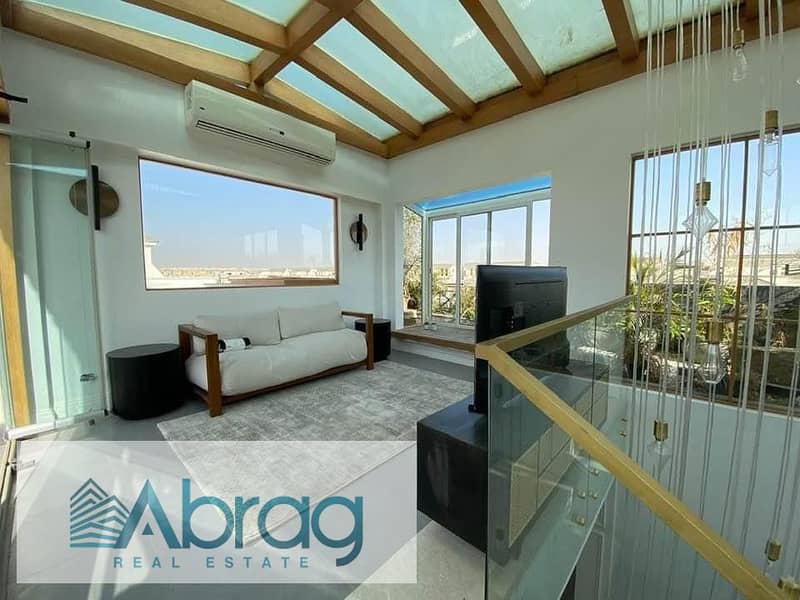 For rent I Duplex Villa with garden | Kitchen + Air conditioning | Mountain View Chill Out Park – Sheikh Zayed - Mehr